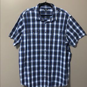 APT 9 button down short sleeve shirt size/2XBIG